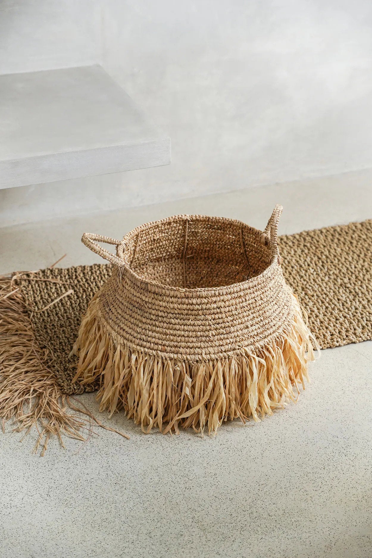 Mand Pralello Raffia Naturel - Afbeelding 2