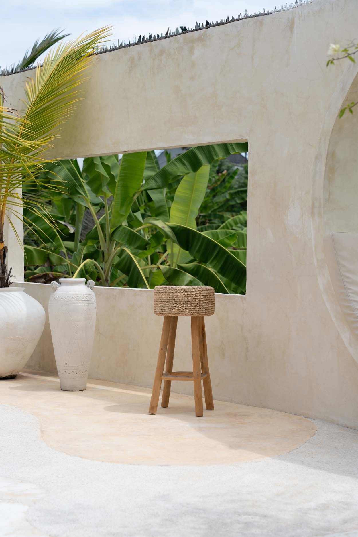 Barkruk Penang Teak Naturel - Afbeelding 2