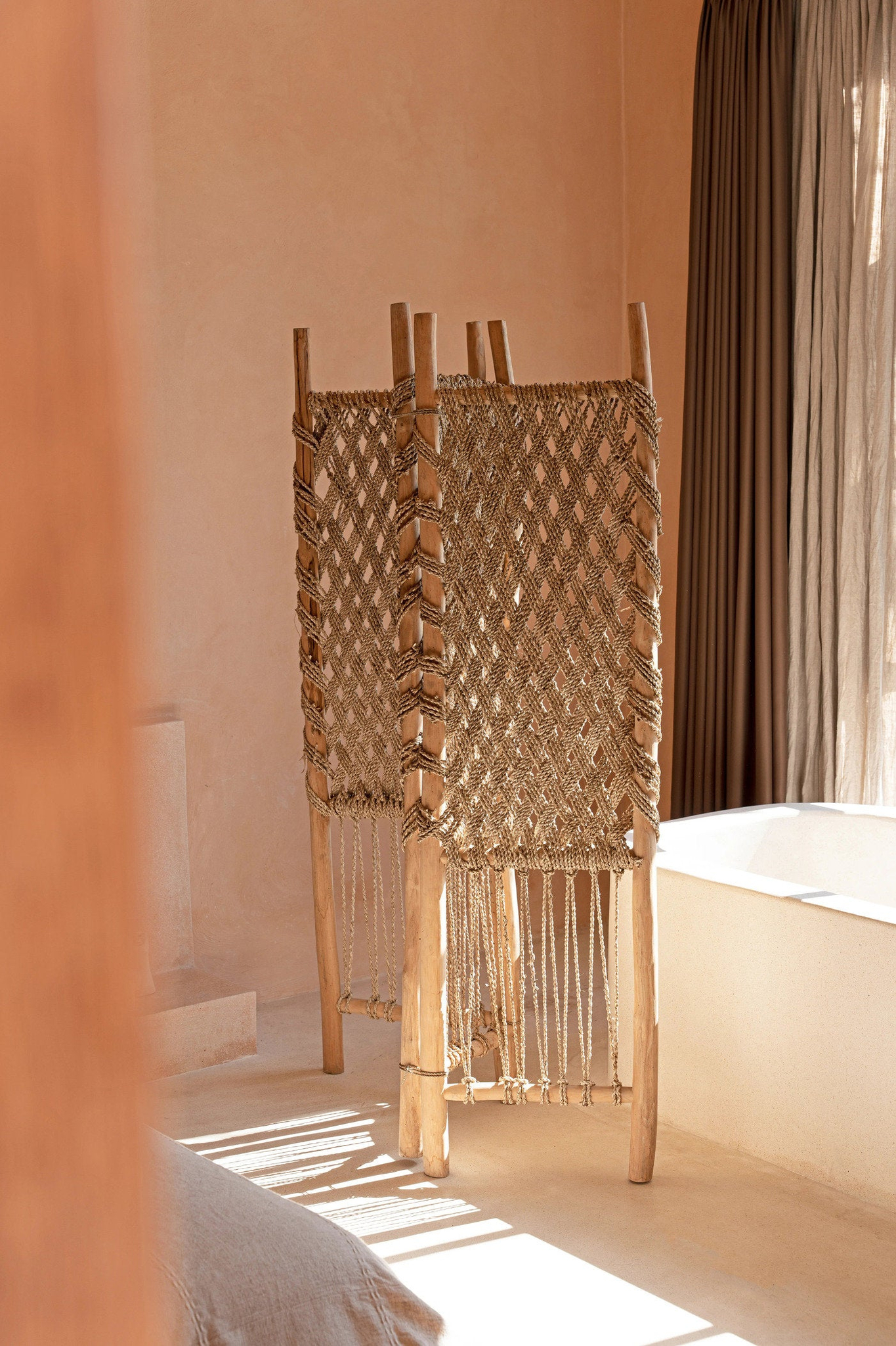Kamerscherm Briendas Naturel 150 cm - Afbeelding 2