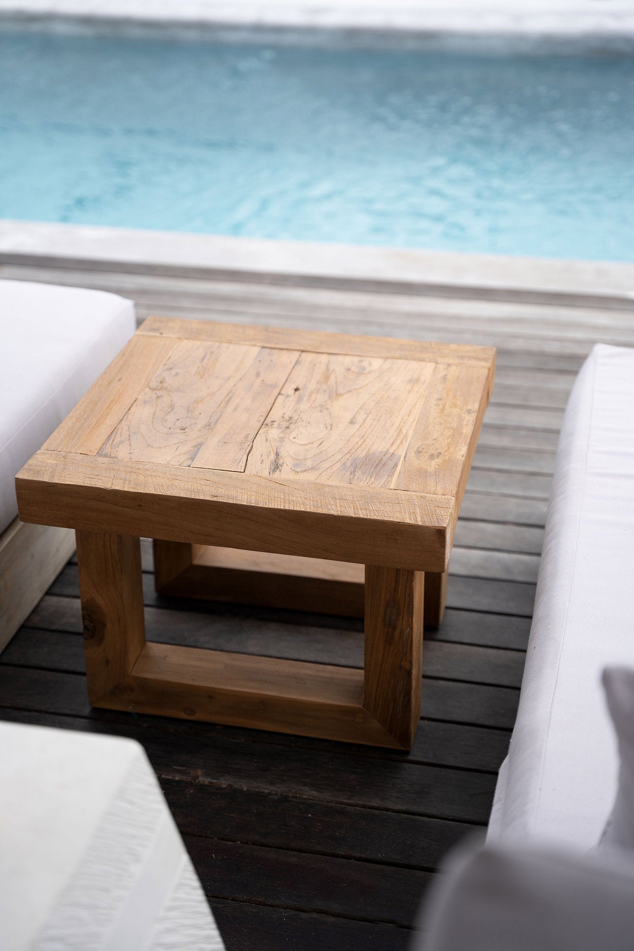 Bijzettafel Jeibol Teak 50 cm - Afbeelding 2