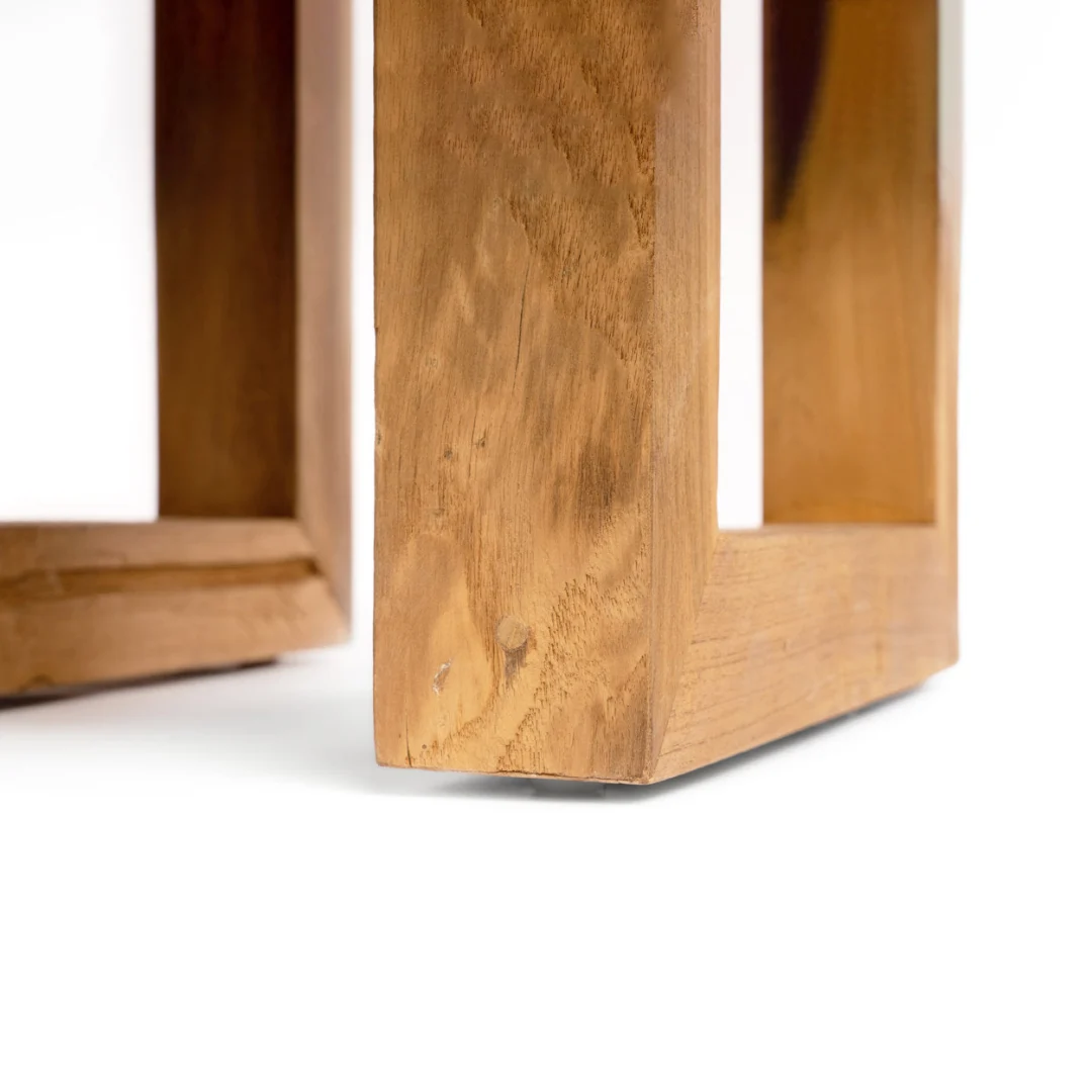 Bijzettafel Jeibol Teak 50 cm - Afbeelding 6