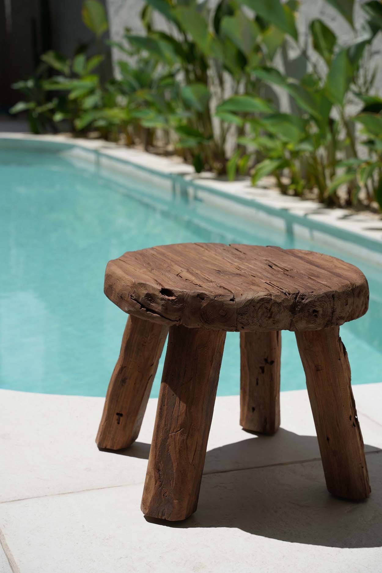 Bijzettafel Kleida Teak - Afbeelding 4