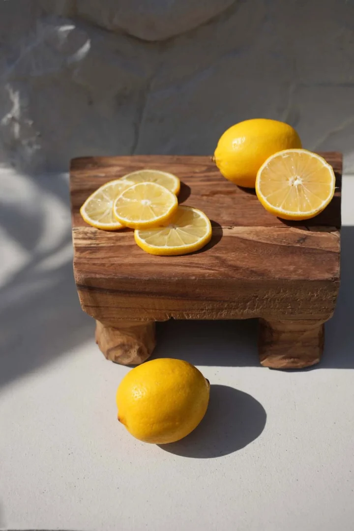 Dienblad Slaundin Teak Naturel - Afbeelding 3