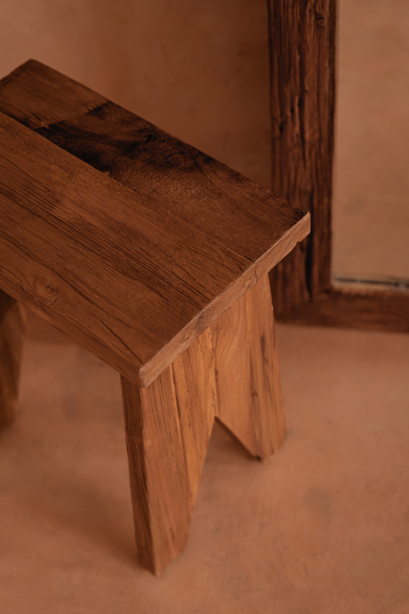 Kruk Moomme Teak Naturel - Afbeelding 2