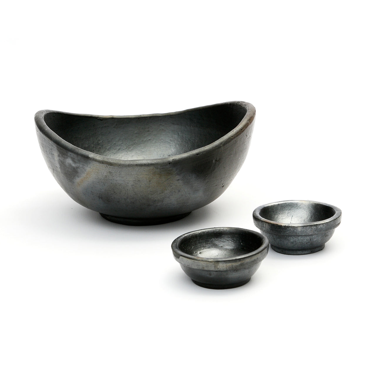 Kom Staukia Zwart - Set van 3