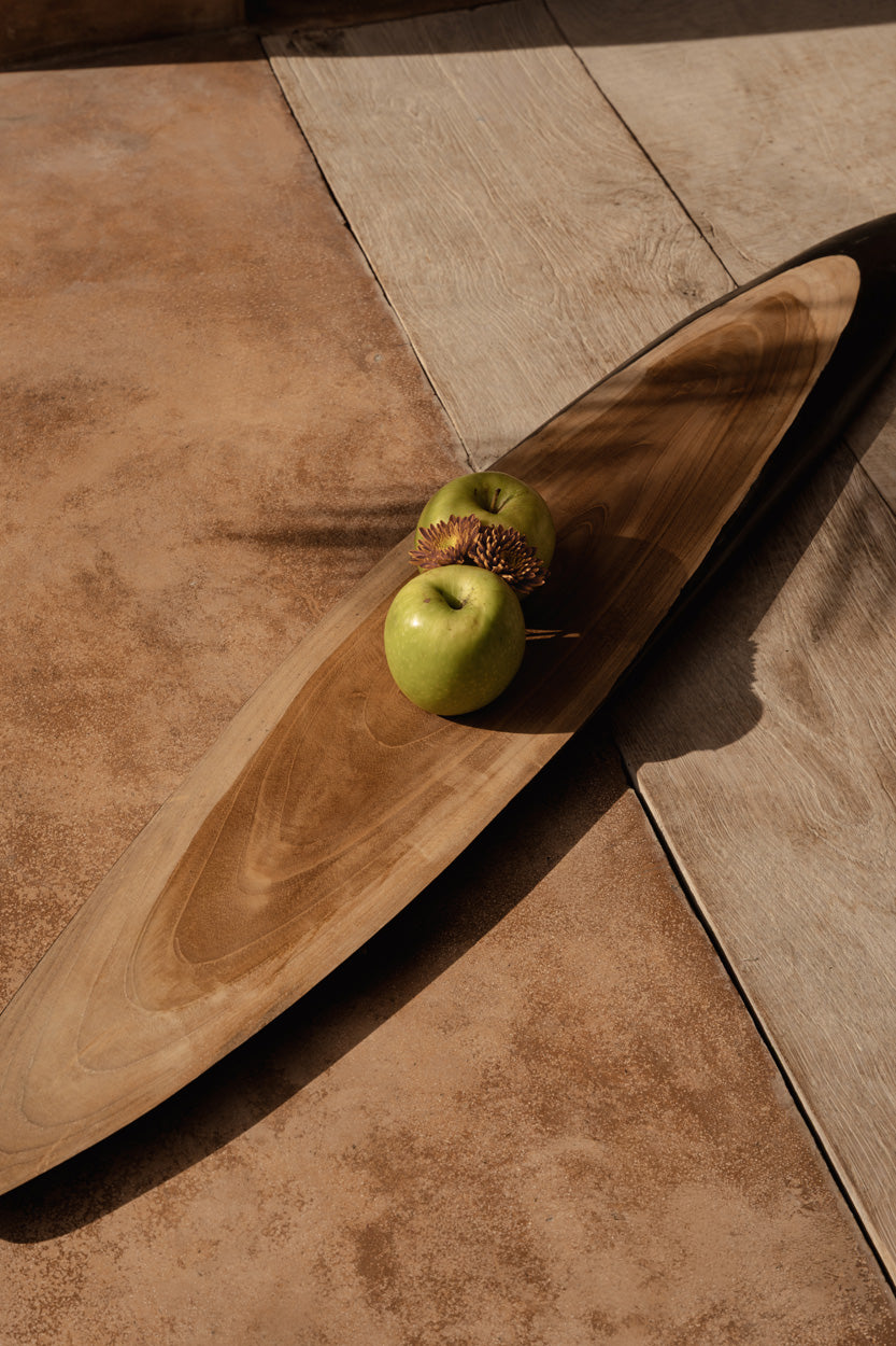 Tapasbord Noodund Teak Naturel - Afbeelding 2