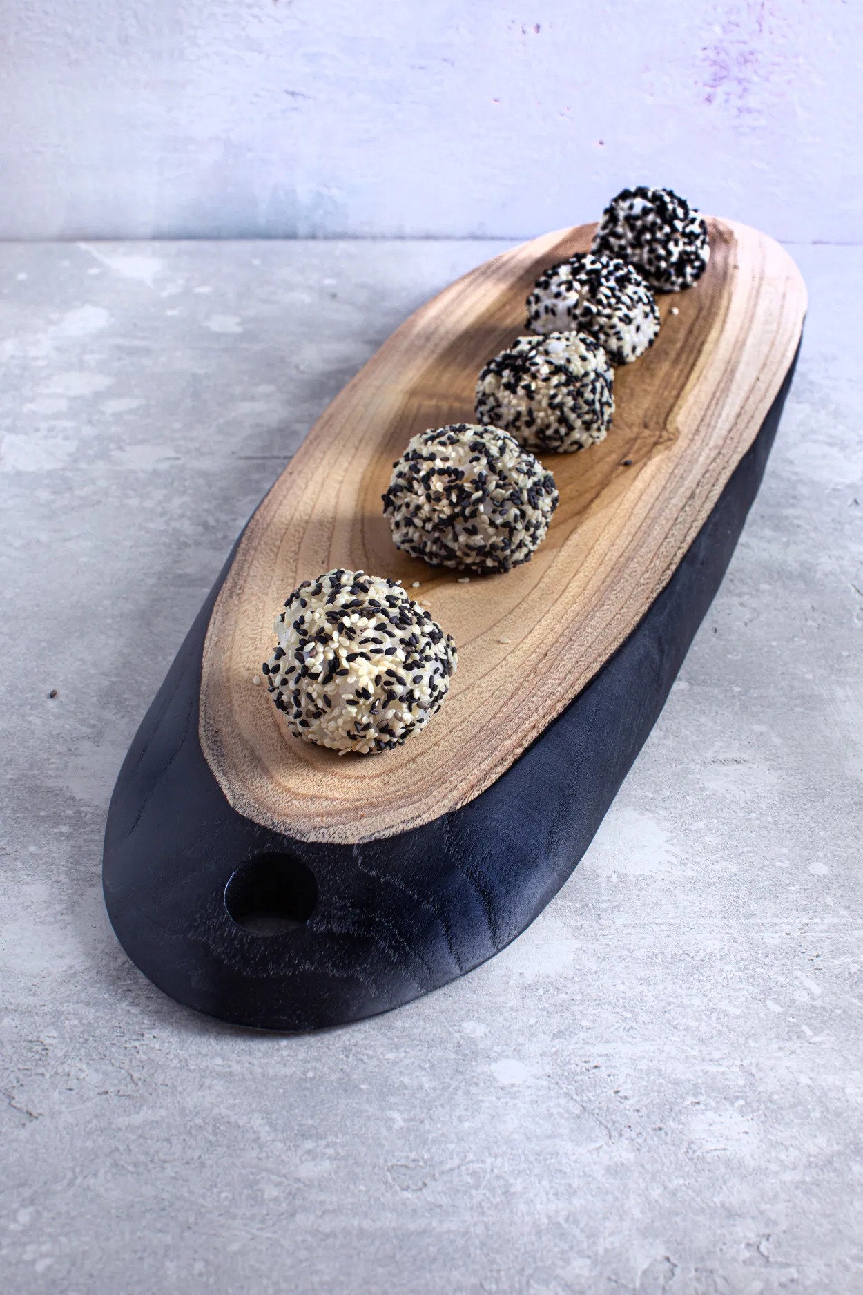 Tapasbord Noodund Teak Naturel - Afbeelding 5