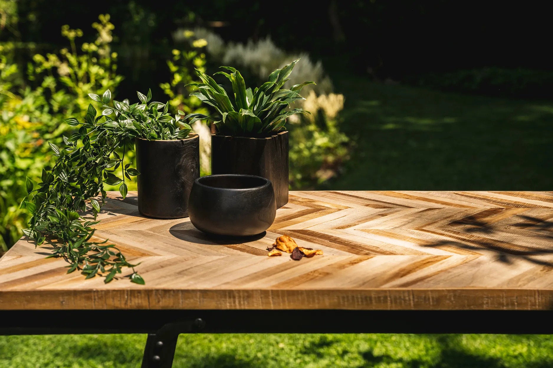 Servies Rekone Teak Naturel - Afbeelding 4