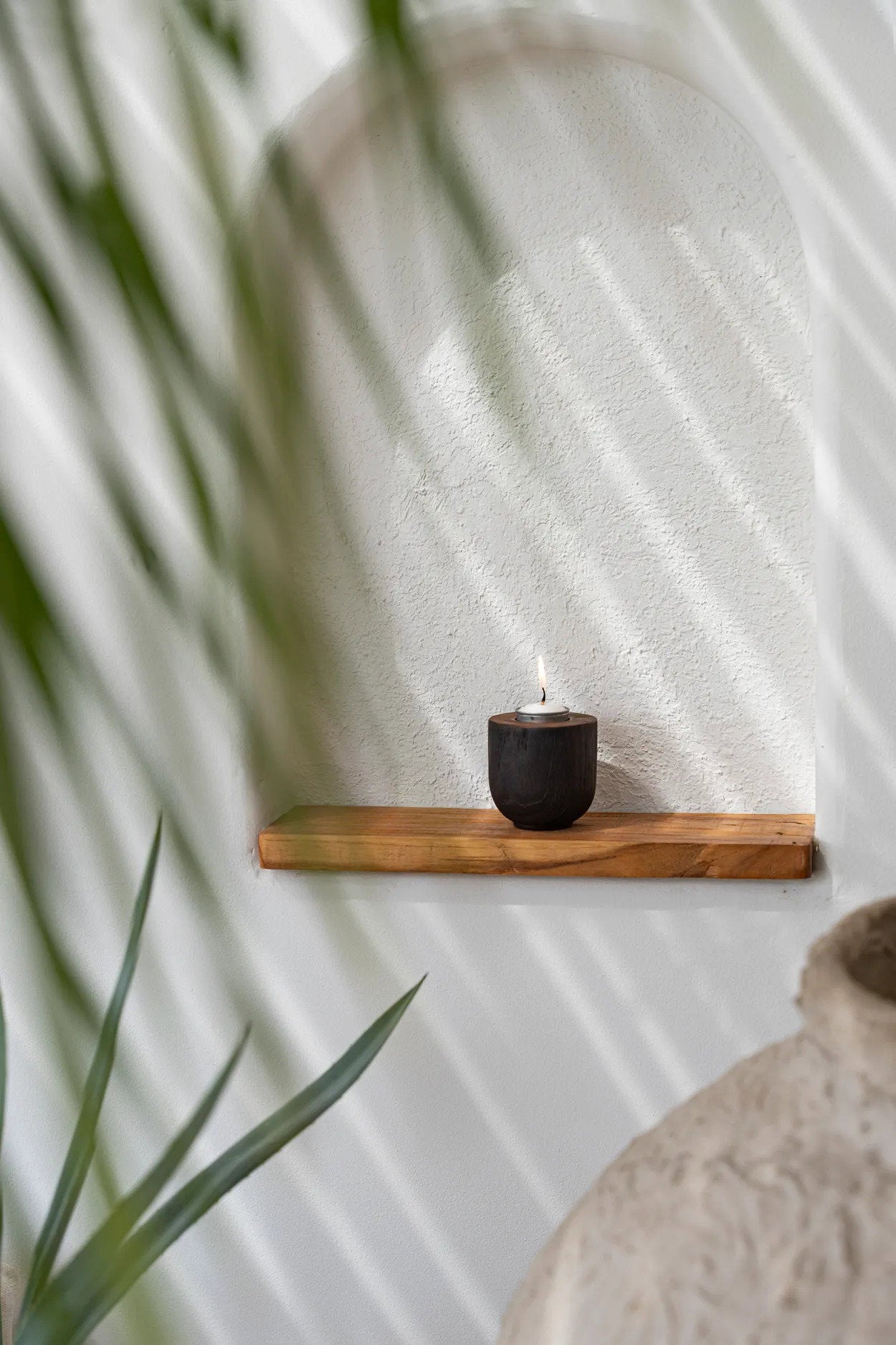 Kandelaar Niemond Teak Naturel - Afbeelding 2