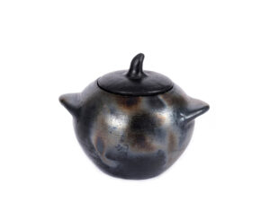 Pot Flimol Zwart H9 cm