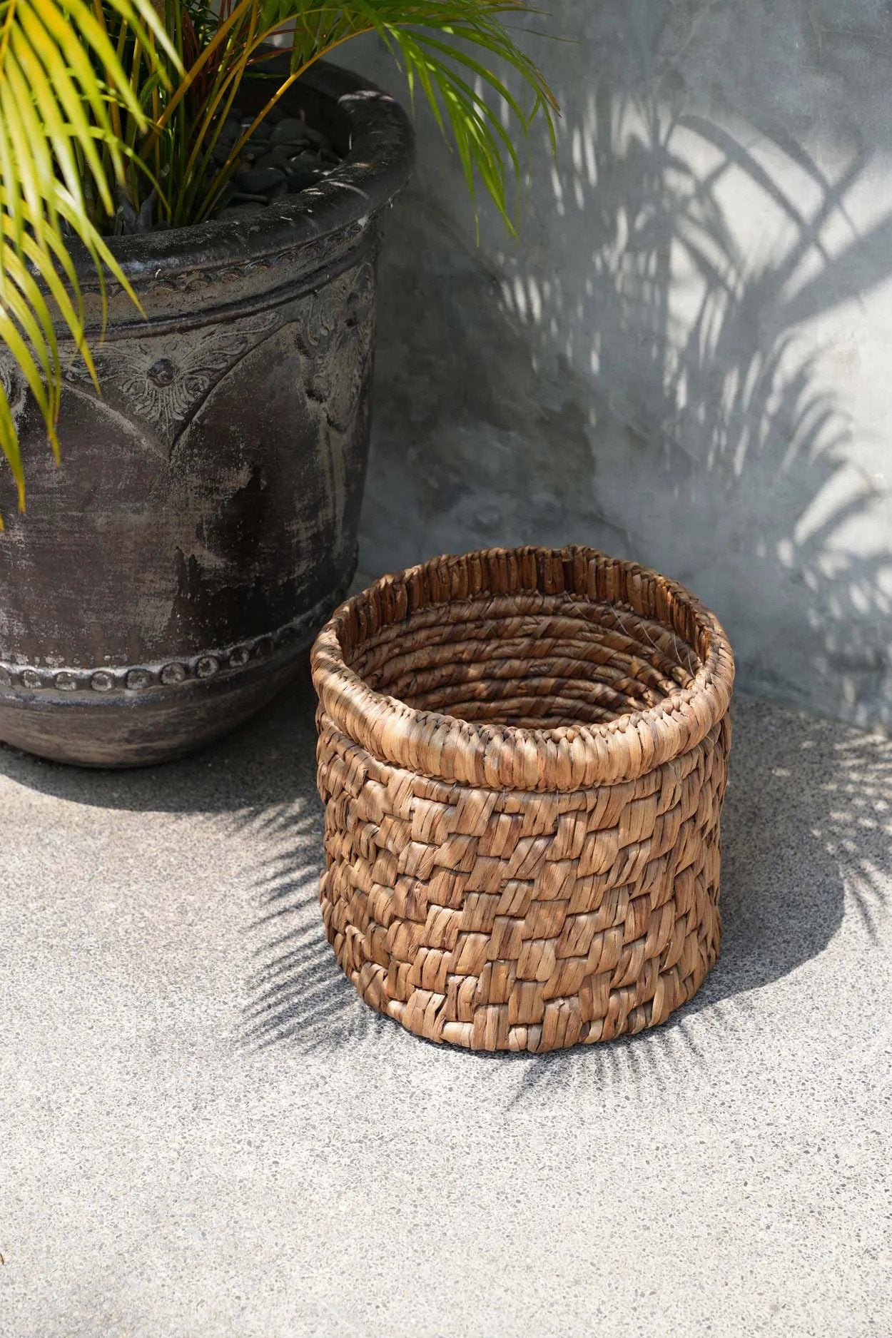 Mand Mausello Waterhyacint Naturel - Afbeelding 4