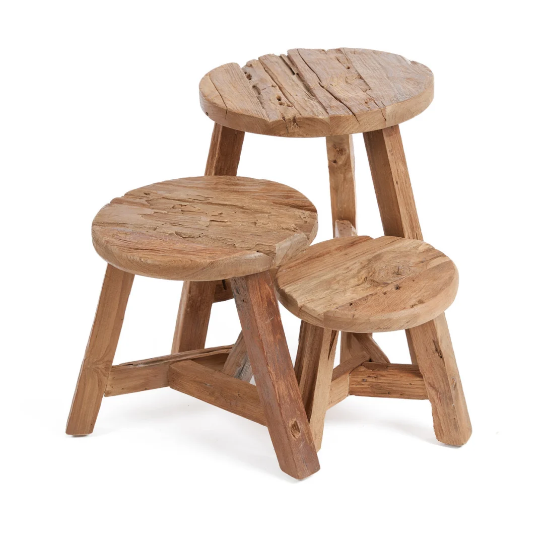 Kruk Geino Teak Naturel - Afbeelding 10