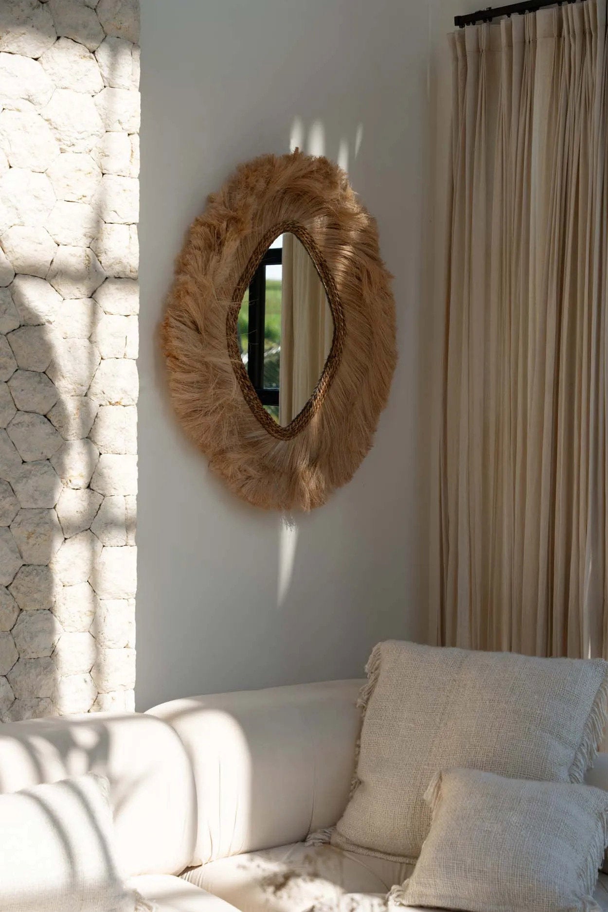 Spiegel Viessira Naturel 100x4 cm - Afbeelding 2