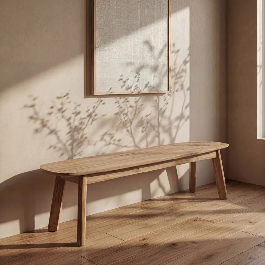 Bank Nennas Teak Naturel - Afbeelding 2