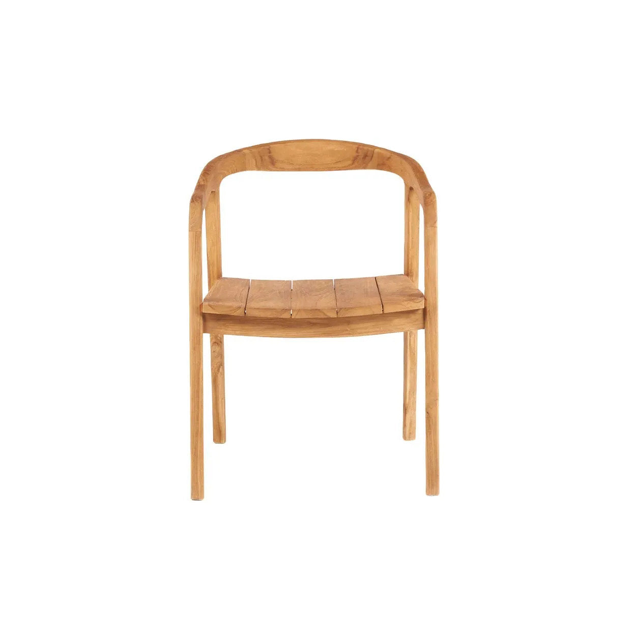 Eetkamerstoel Nemmora Teak Naturel - Afbeelding 10
