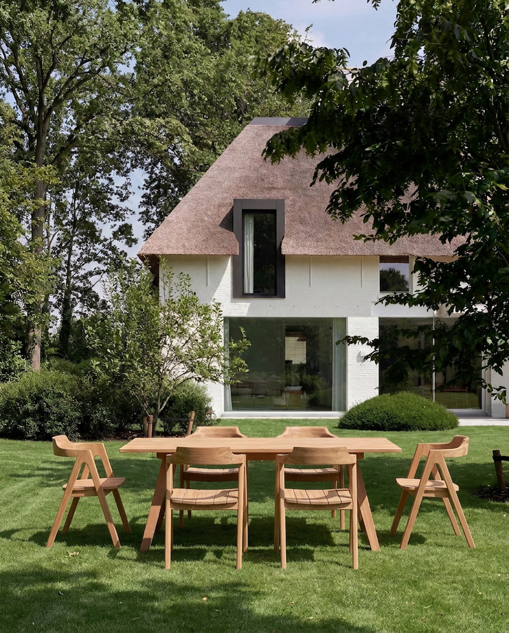 Eettafel Slubane Teak 53 cm - Afbeelding 2