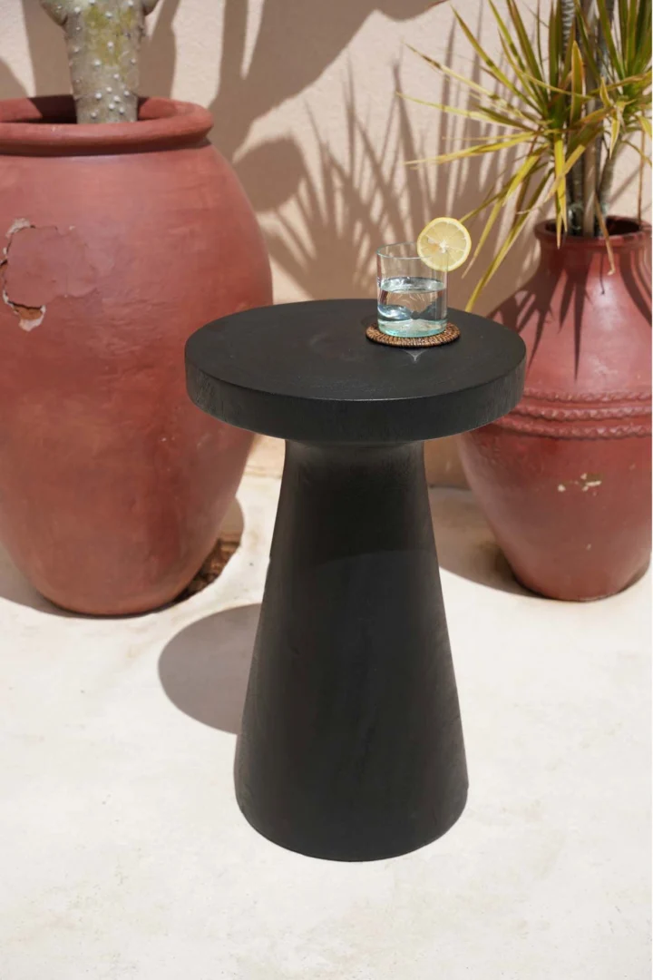 Bijzettafel Nudol Zwart 40 cm - Afbeelding 2