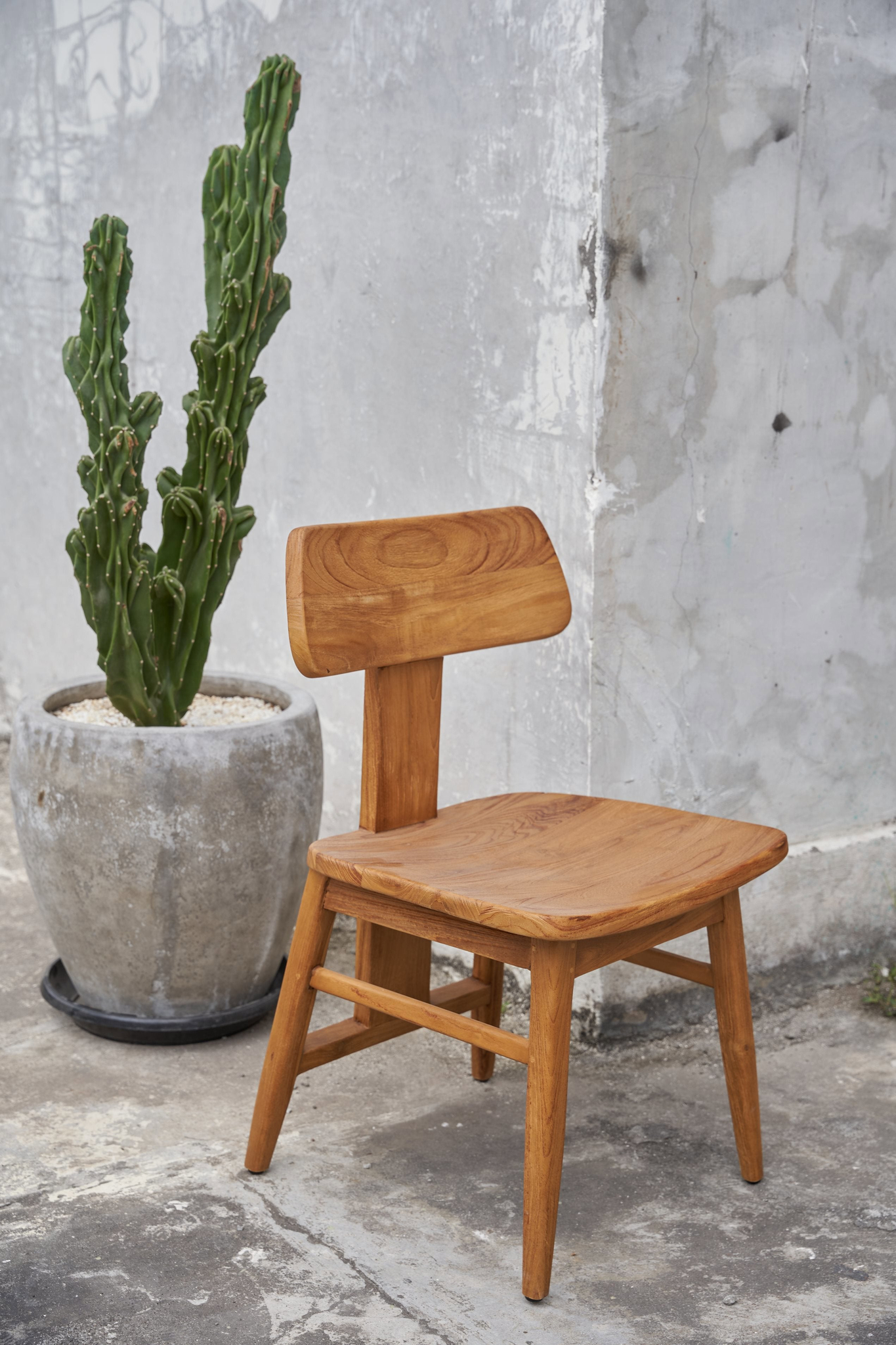 Eetkamerstoel Javes Teak Naturel - Afbeelding 2
