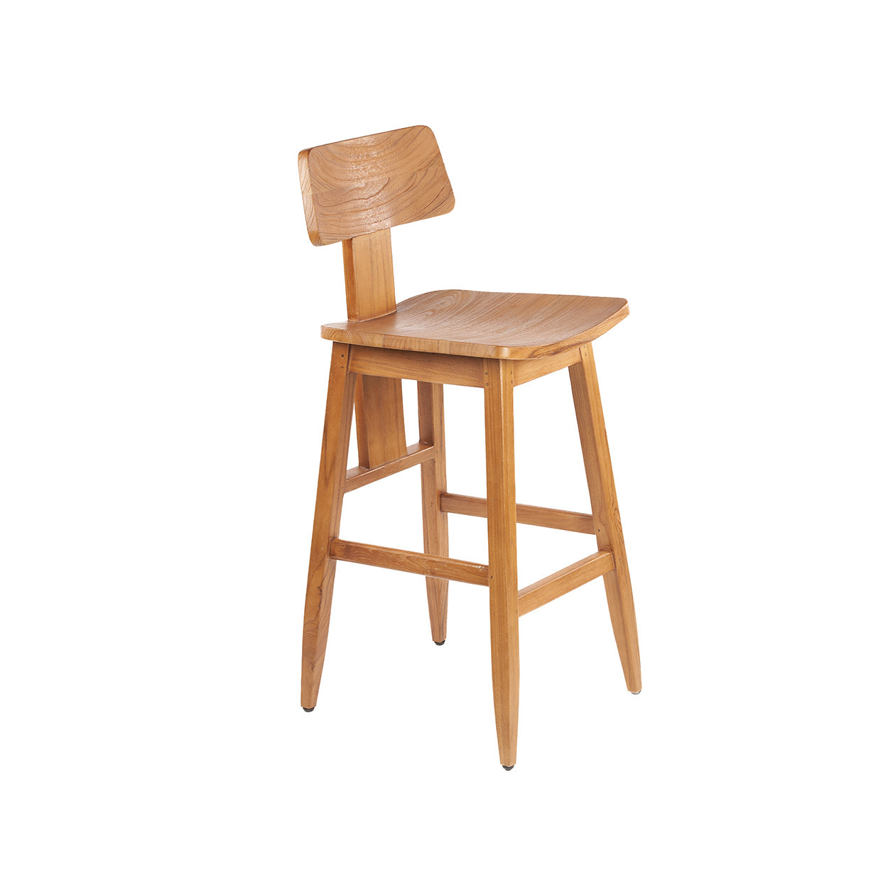 Barkruk Bauldes Teak Naturel