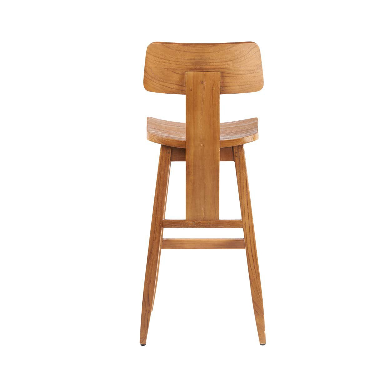 Barkruk Bauldes Teak Naturel - Afbeelding 5