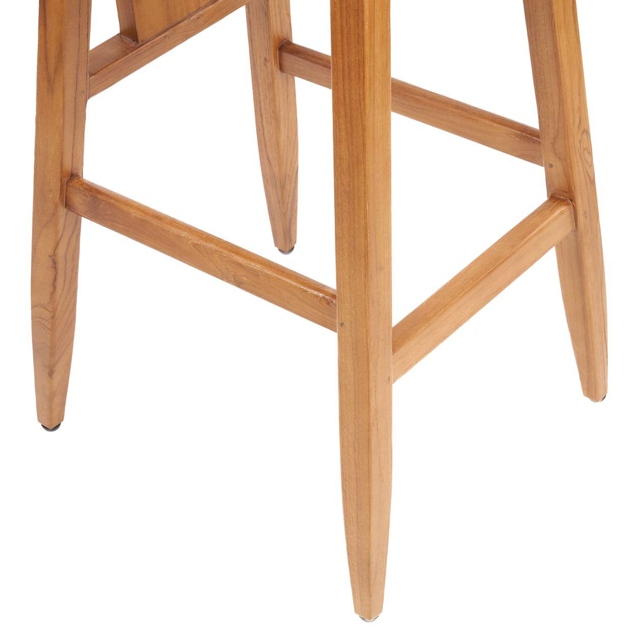 Barkruk Bauldes Teak Naturel - Afbeelding 6