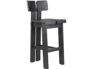 Barkruk Laulvir Teak Zwart