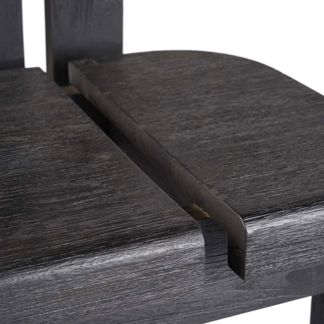 Barkruk Laulvir Teak Zwart - Afbeelding 6