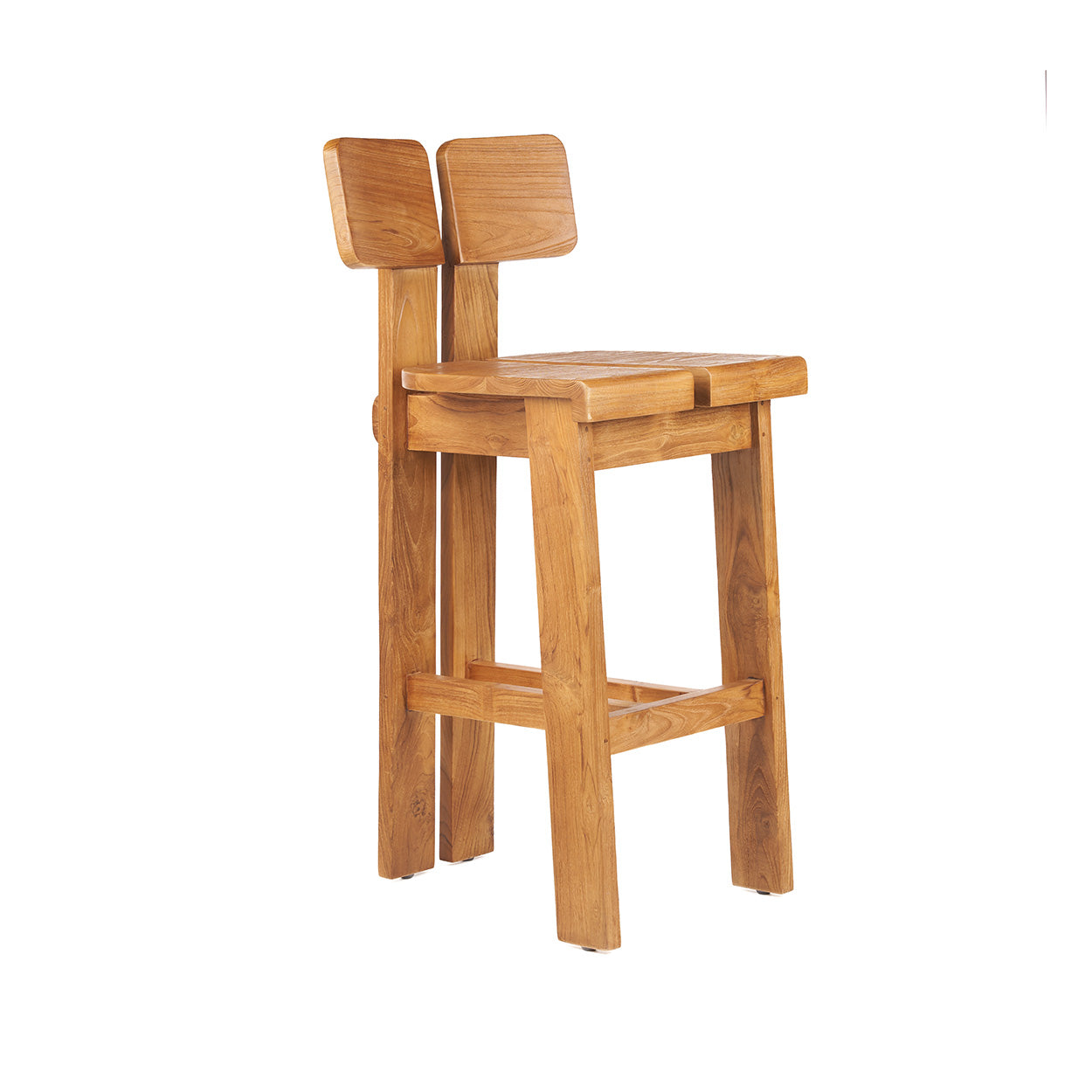 Barkruk Hillonte Teak Naturel