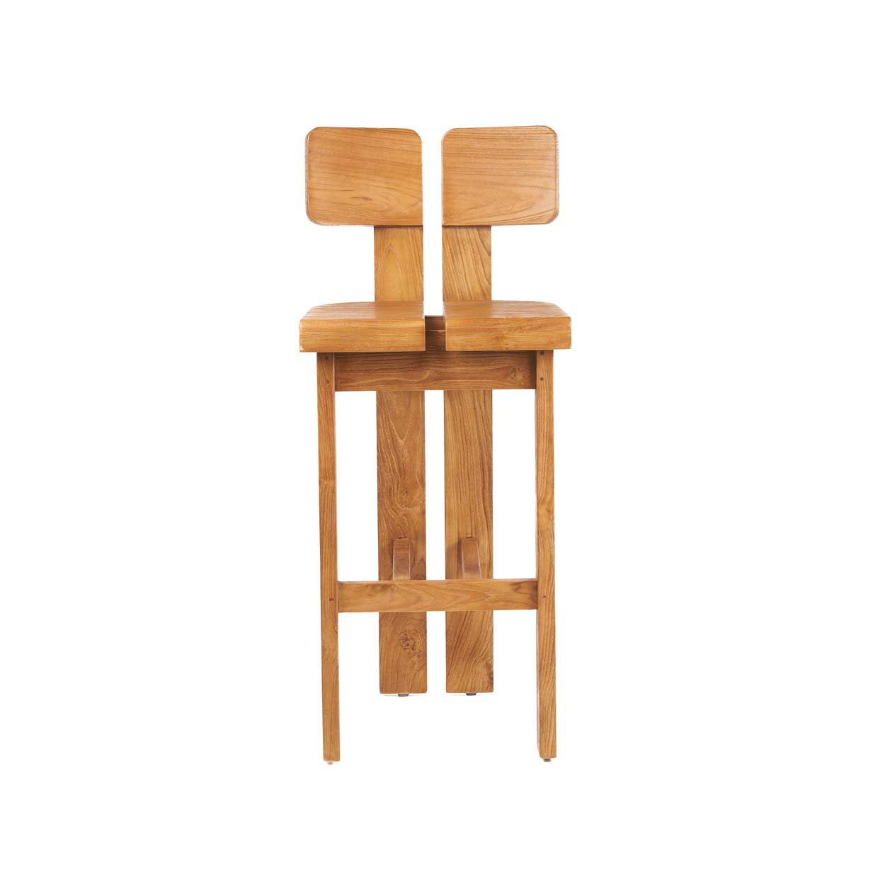 Barkruk Hillonte Teak Naturel - Afbeelding 4