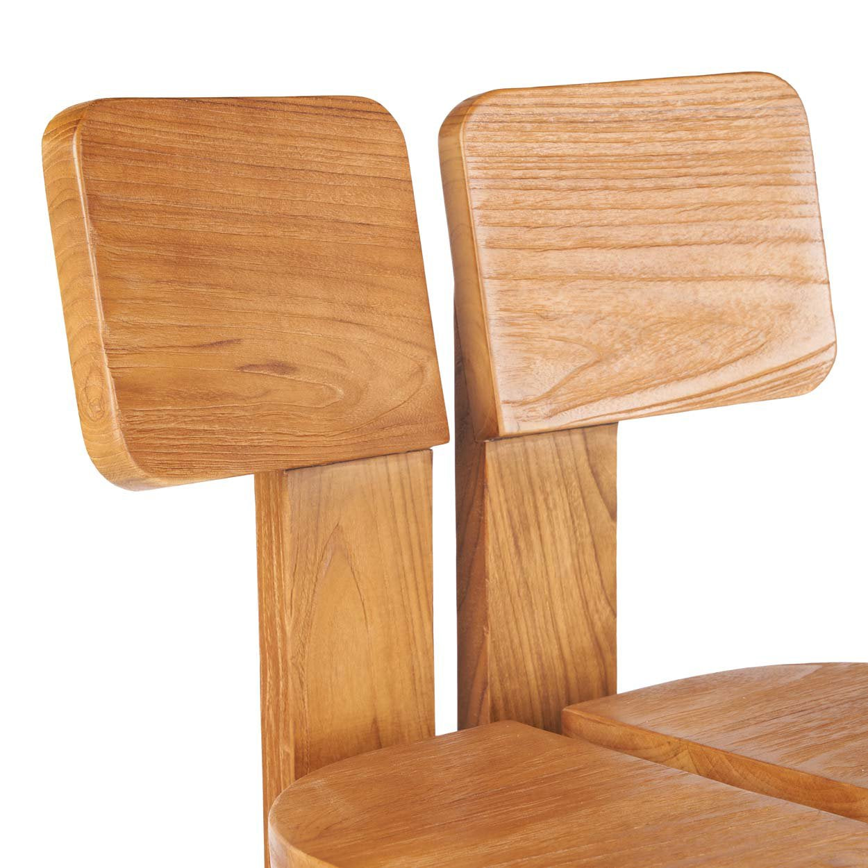 Barkruk Hillonte Teak Naturel - Afbeelding 5