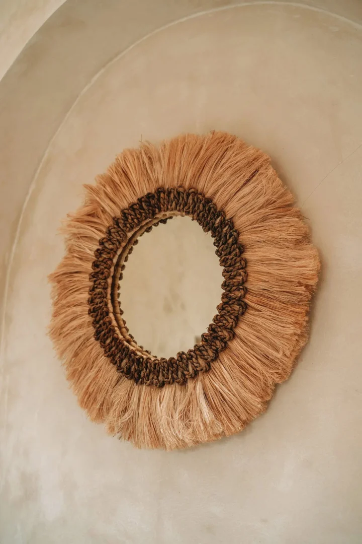 Spiegel Curmella Naturel Ø26 cm - Afbeelding 2