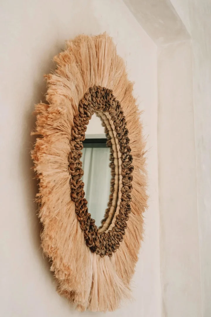Spiegel Curmella Naturel Ø26 cm - Afbeelding 5