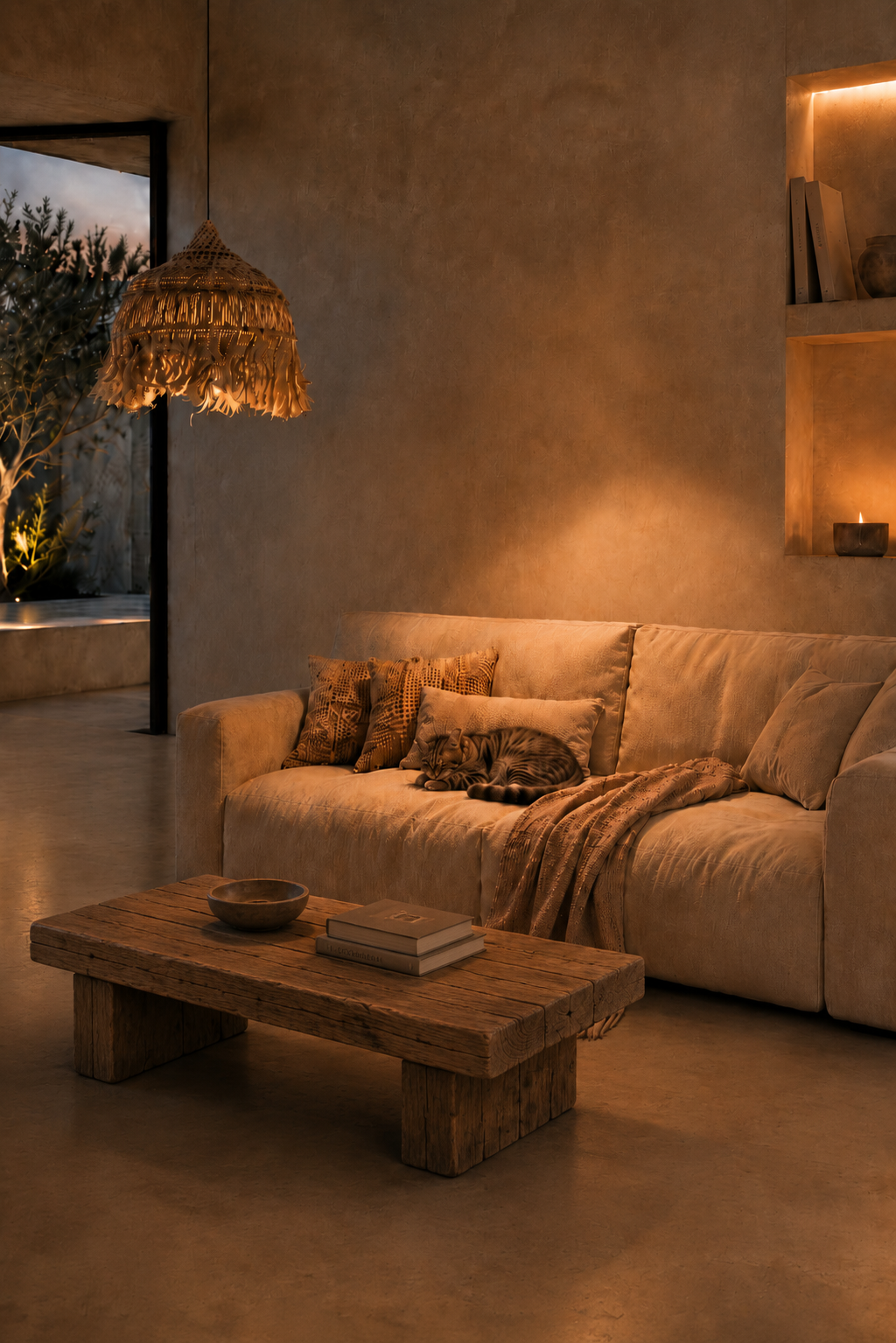 Hanglamp Heibaro Naturel - Afbeelding 2