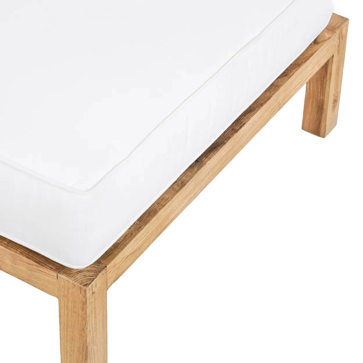 Poef Zarnond Teak Naturel - Afbeelding 3