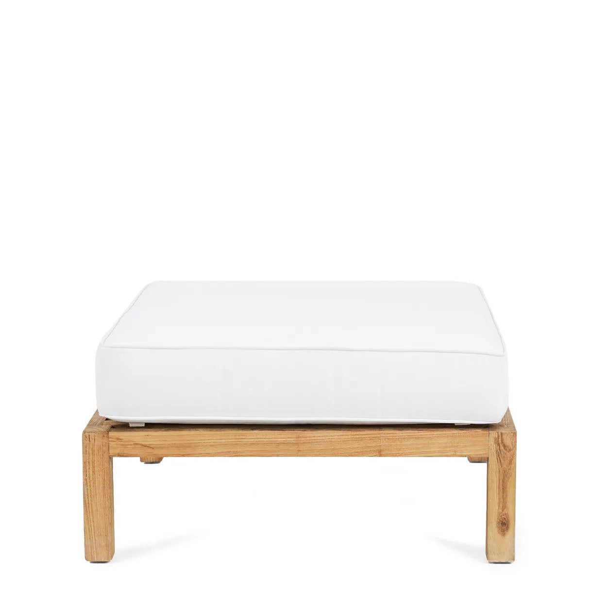 Poef Zarnond Teak Naturel - Afbeelding 5