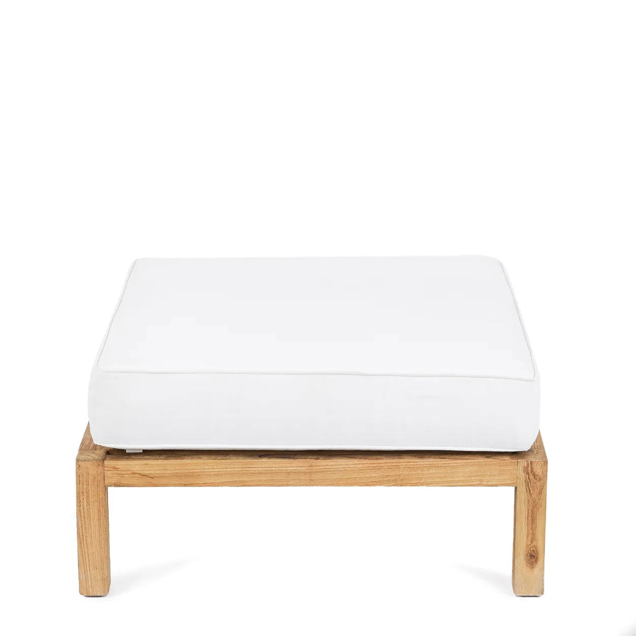Poef Zarnond Teak Naturel - Afbeelding 6