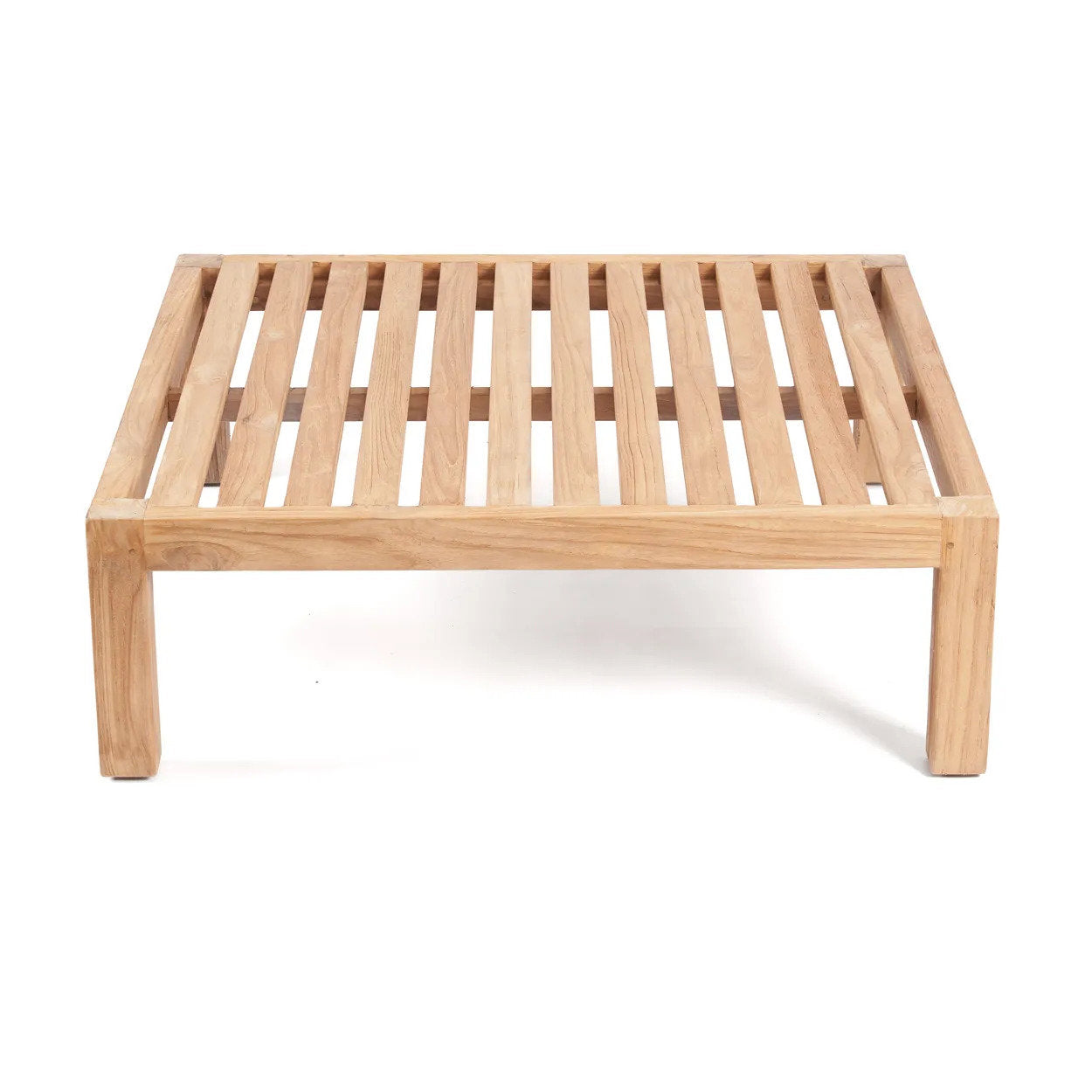 Poef Zarnond Teak Naturel - Afbeelding 7