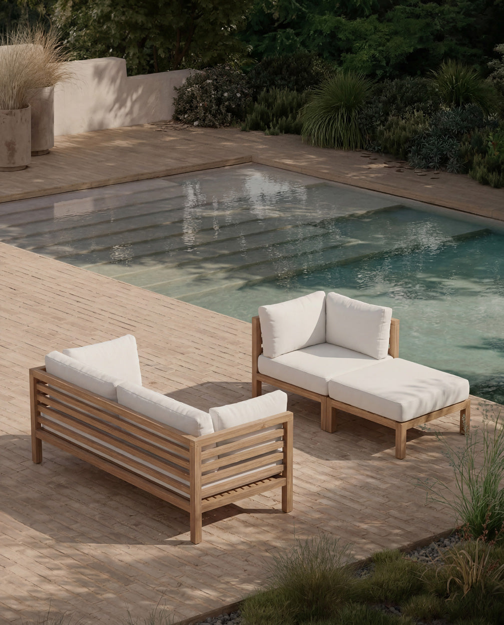 Beeld Slinnura Teak Naturel - Afbeelding 2