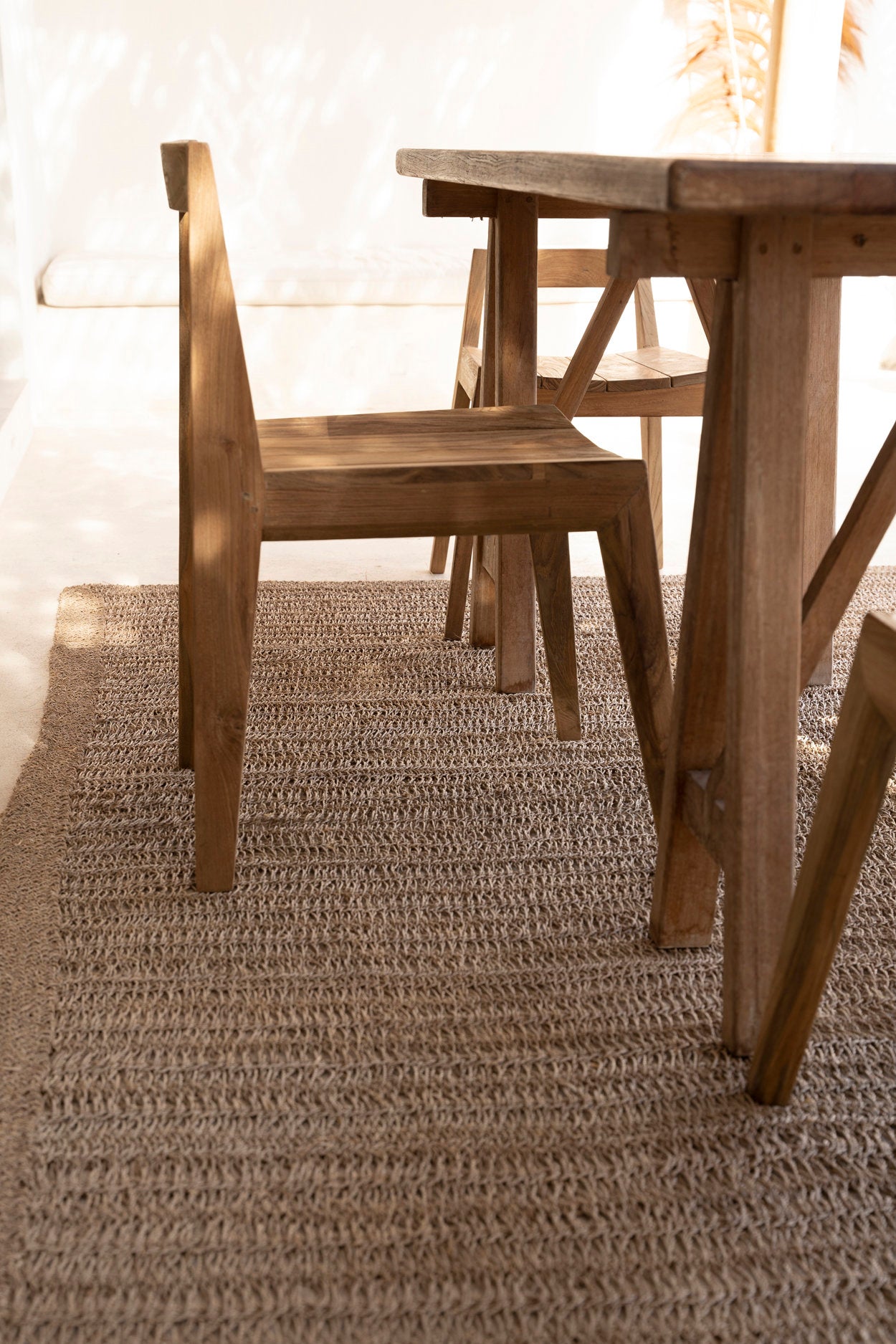 Tuinstoel Zauston Teak Naturel - Afbeelding 5