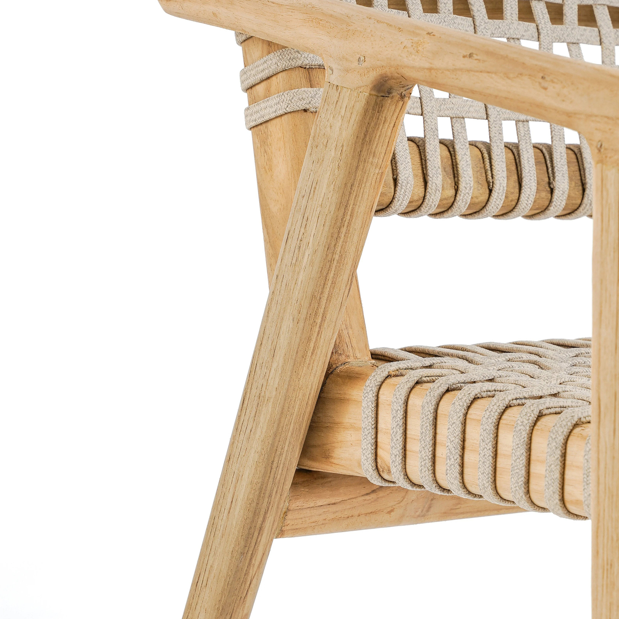Eetkamerstoel Knysna Teak Naturel - Afbeelding 5
