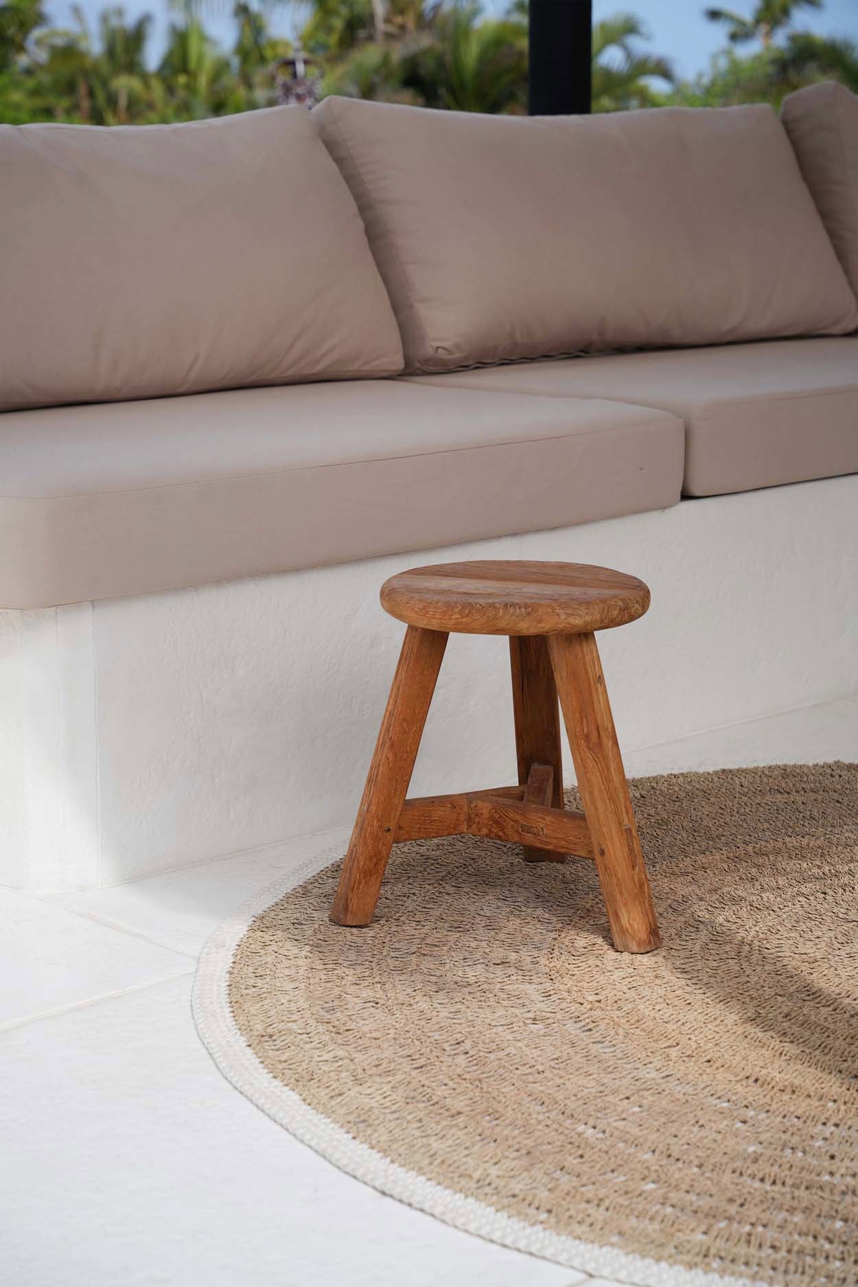 Kruk Lunnos Teak Naturel - Afbeelding 3
