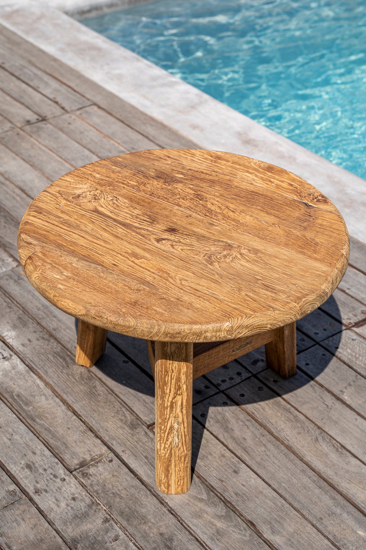 Salontafel Bivun Teak 80 cm - Afbeelding 4
