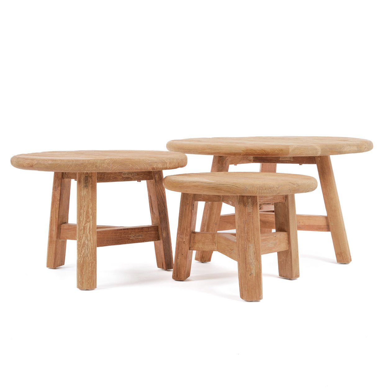Salontafel Bivun Teak 80 cm - Afbeelding 8
