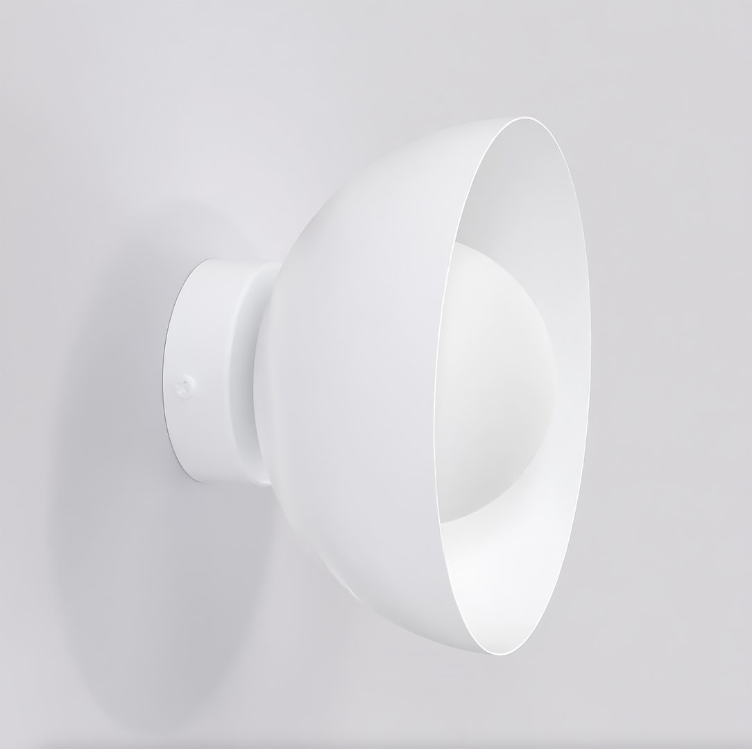 Wandlamp Tandon Wit Ø10 cm