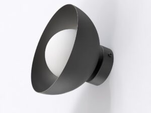 Wandlamp Burgos Zwart Ø10 cm