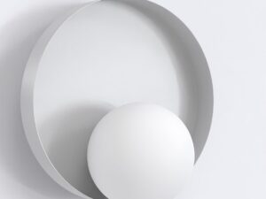 Wandlamp Peermum Wit Ø10 cm
