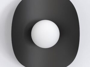 Wandlamp Murroro Zwart Ø10 cm