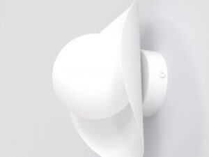 Wandlamp Brootesta Wit Ø10 cm