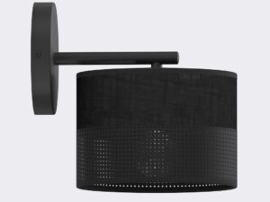 Wandlamp Breerda Zwart Ø20 cm