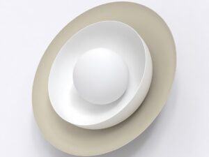 Wandlamp Klonaro Wit Ø10 cm